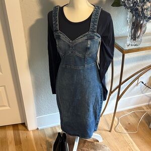 Express denim dress